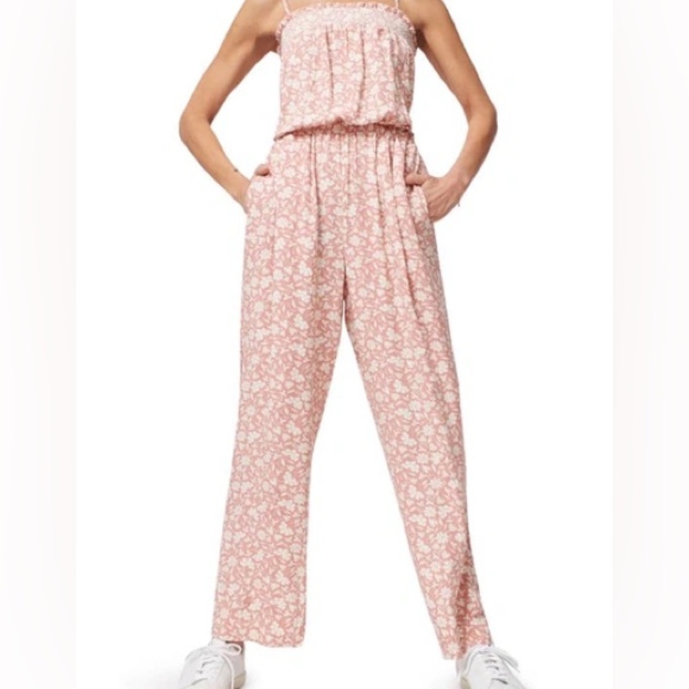 Faherty | Renata Jumpsuit in Coral Nusa Floral